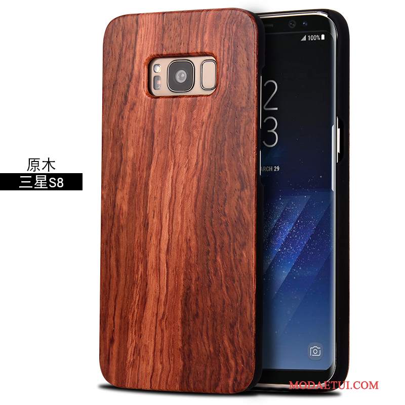 Futerał Samsung Galaxy S8 Litego Drewna Totem Tendencja, Etui Samsung Galaxy S8 Ochraniacz Na Telefon Drewno