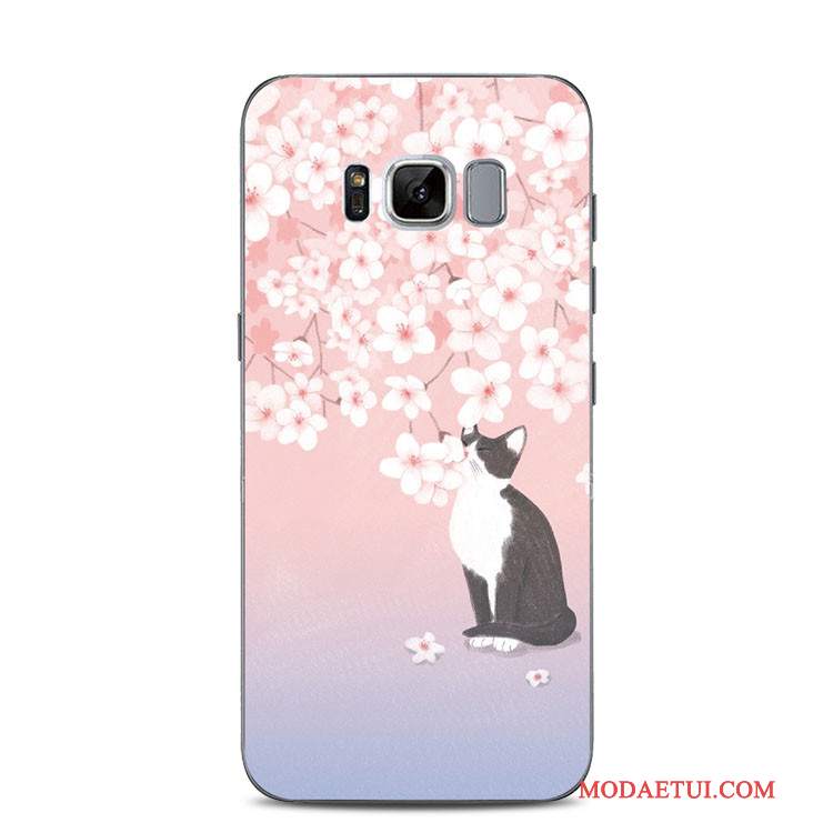 Futerał Samsung Galaxy S8+ Miękki Kwiaty Jasny, Etui Samsung Galaxy S8+ Torby Zielony Anti-fall