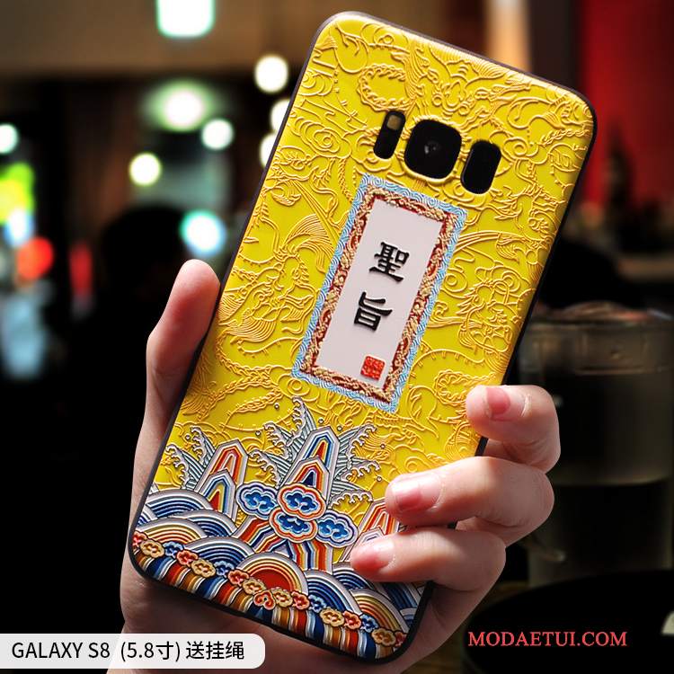 Futerał Samsung Galaxy S8 Miękki Na Telefon Anti-fall, Etui Samsung Galaxy S8 Torby Osobowość Zakochani