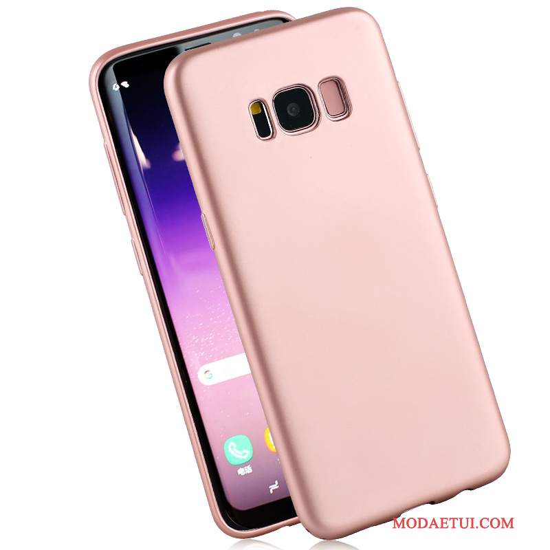 Futerał Samsung Galaxy S8+ Miękki Na Telefon Nubuku, Etui Samsung Galaxy S8+ Ochraniacz Złoto