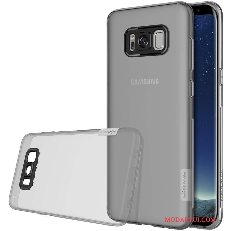 Futerał Samsung Galaxy S8+ Miękki Na Telefon Złoto, Etui Samsung Galaxy S8+ Ochraniacz Przezroczysty