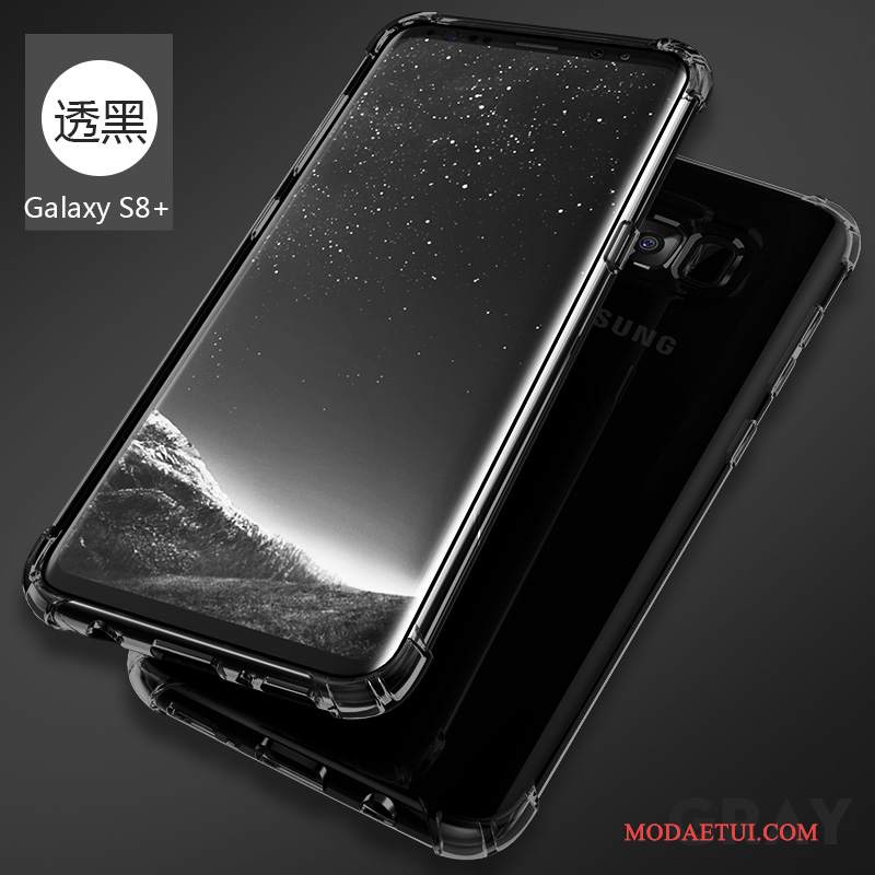 Futerał Samsung Galaxy S8+ Miękki Przezroczysty Cienka, Etui Samsung Galaxy S8+ Torby Na Telefon Srebro