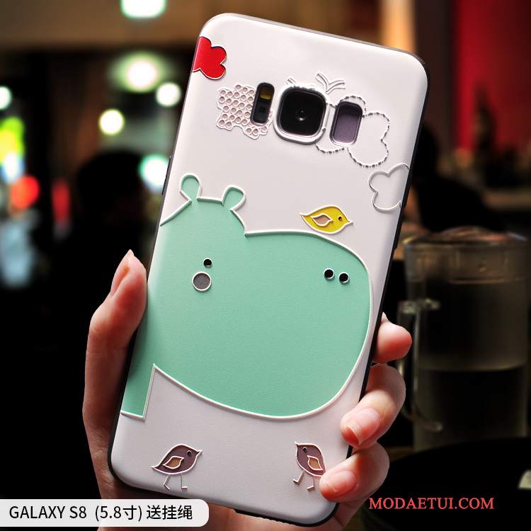Futerał Samsung Galaxy S8 Miękki Różowena Telefon, Etui Samsung Galaxy S8 Torby Mały Wiszące Ozdoby