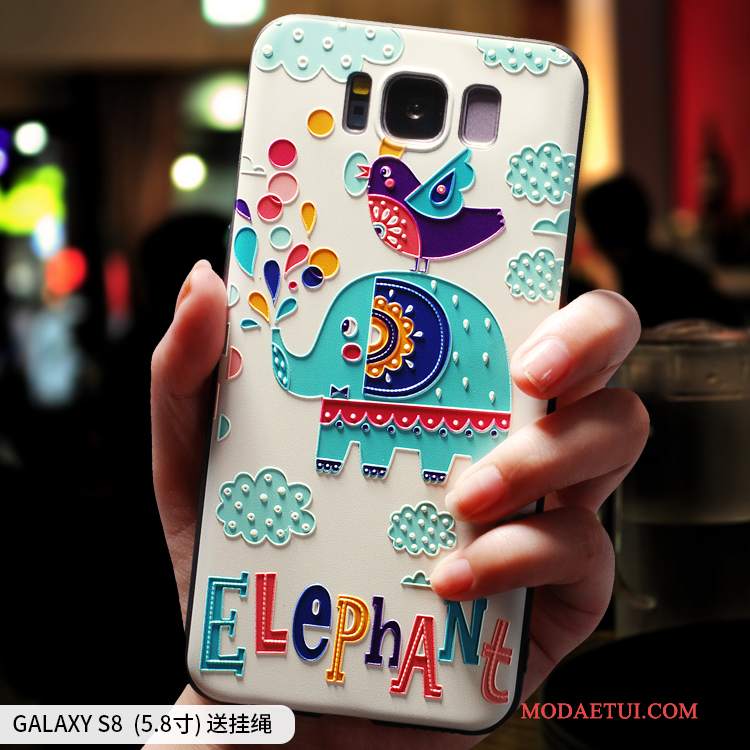 Futerał Samsung Galaxy S8 Miękki Różowena Telefon, Etui Samsung Galaxy S8 Torby Mały Wiszące Ozdoby