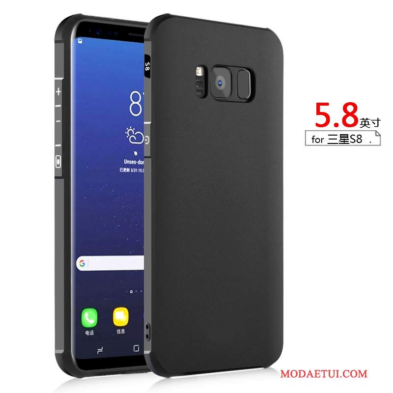 Futerał Samsung Galaxy S8 Miękki Tendencjana Telefon, Etui Samsung Galaxy S8 Torby Anti-fall Czarny