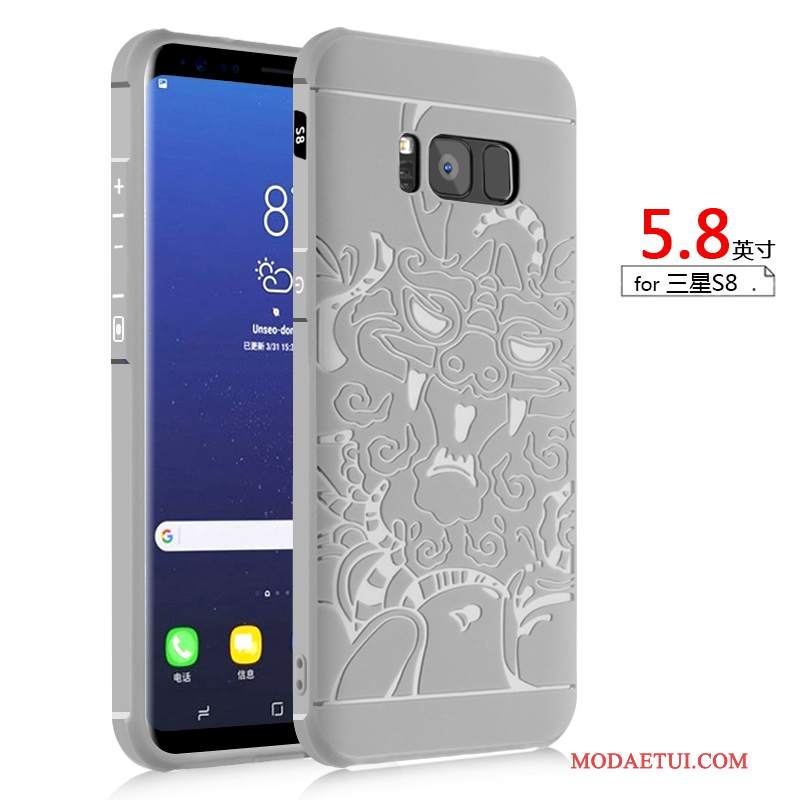 Futerał Samsung Galaxy S8 Miękki Tendencjana Telefon, Etui Samsung Galaxy S8 Torby Anti-fall Czarny