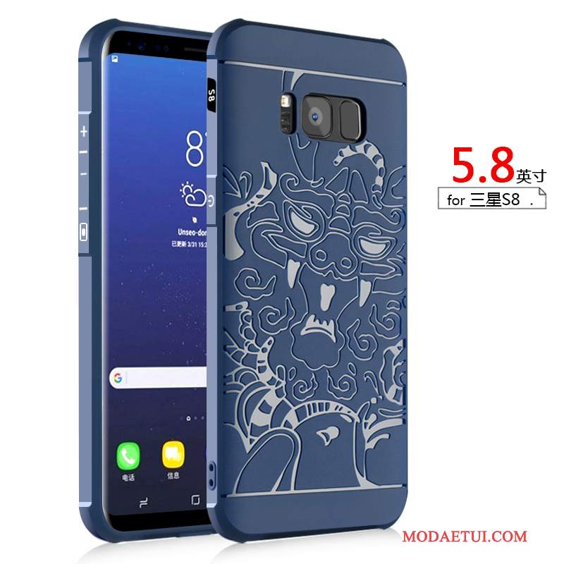 Futerał Samsung Galaxy S8 Miękki Tendencjana Telefon, Etui Samsung Galaxy S8 Torby Anti-fall Czarny