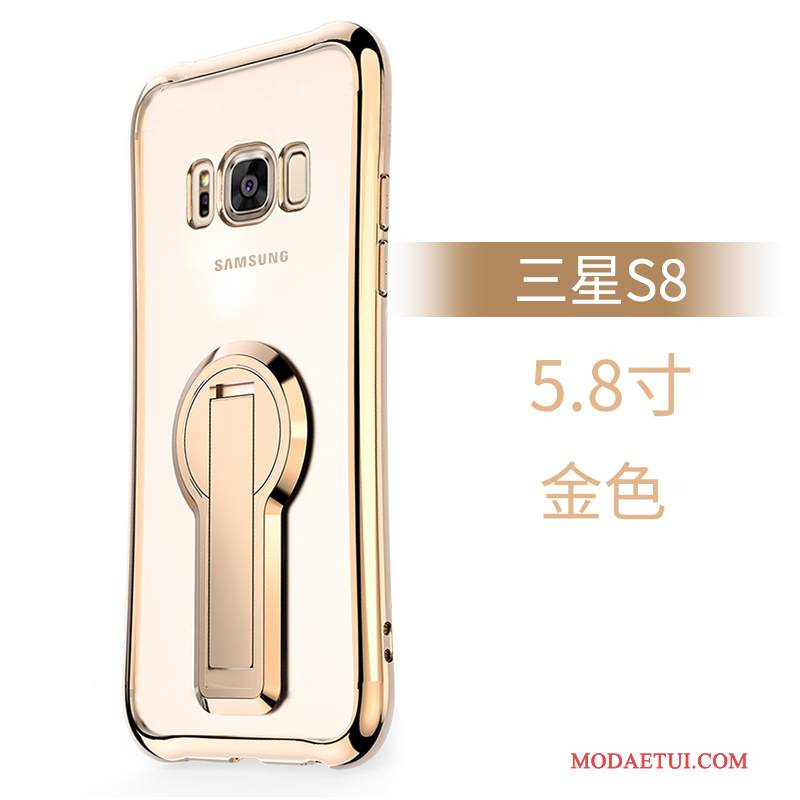Futerał Samsung Galaxy S8 Miękki Złoto Tendencja, Etui Samsung Galaxy S8 Silikonowe Przezroczystyna Telefon