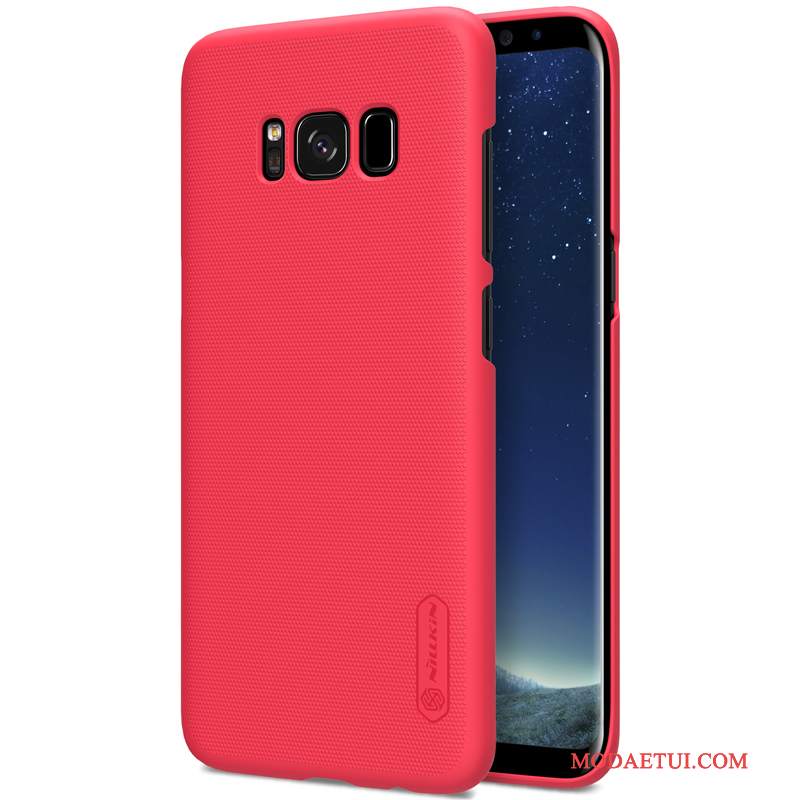 Futerał Samsung Galaxy S8 Ochraniacz Antypoślizgowe Złoto, Etui Samsung Galaxy S8 Nubuku Trudno