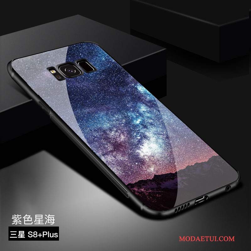 Futerał Samsung Galaxy S8+ Ochraniacz Cienkiena Telefon, Etui Samsung Galaxy S8+ Kolor Szkło Anti-fall