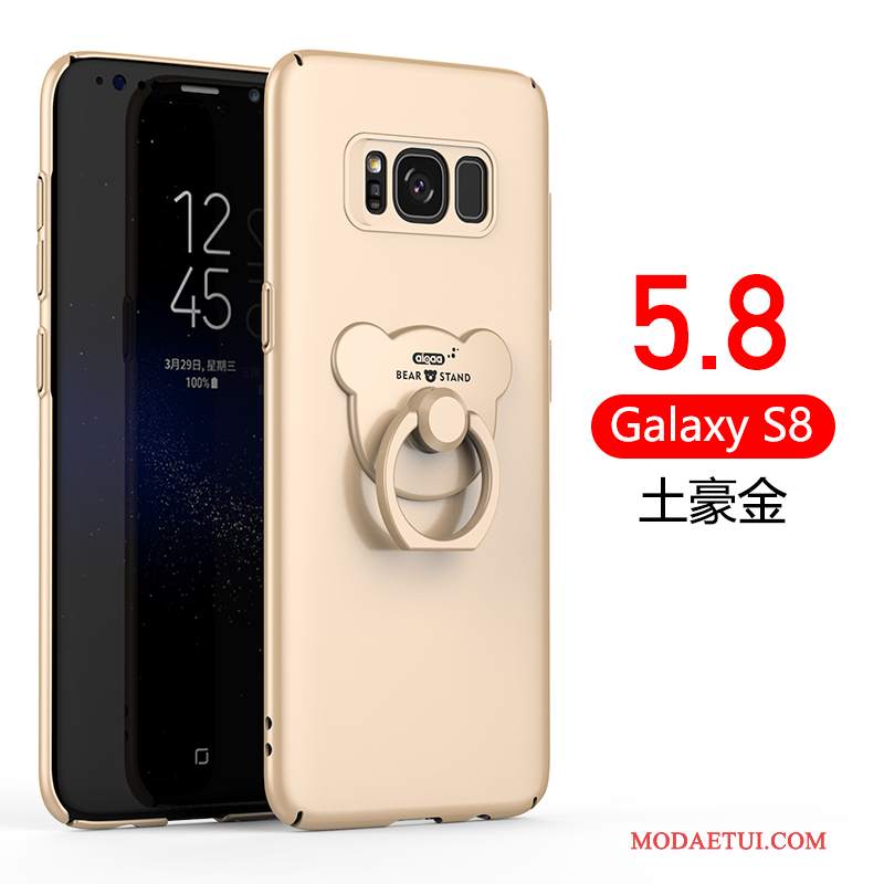 Futerał Samsung Galaxy S8+ Ochraniacz Nubuku Tendencja, Etui Samsung Galaxy S8+ Klamra Czerwony