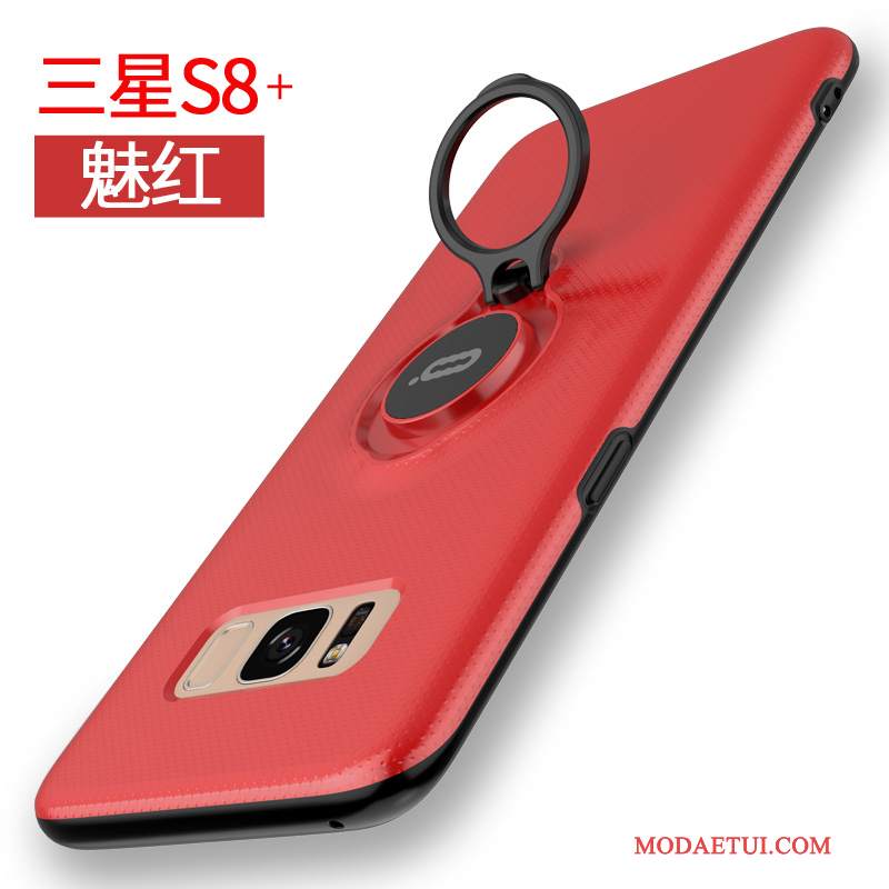 Futerał Samsung Galaxy S8+ Torby Biały Ring, Etui Samsung Galaxy S8+ Wspornik Magnetyzm Trudno