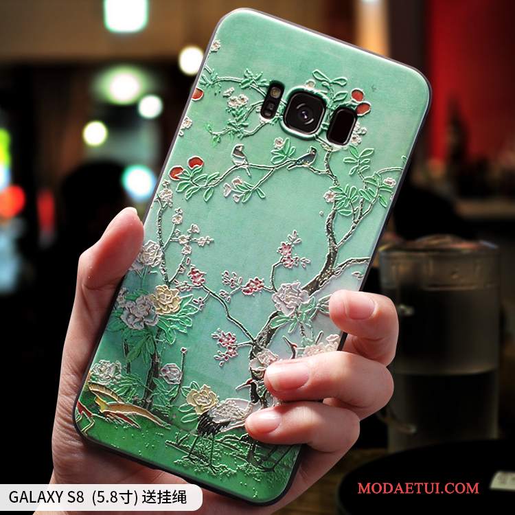 Futerał Samsung Galaxy S8 Torby Osobowość Anti-fall, Etui Samsung Galaxy S8 Kreatywne Na Telefon Zielony