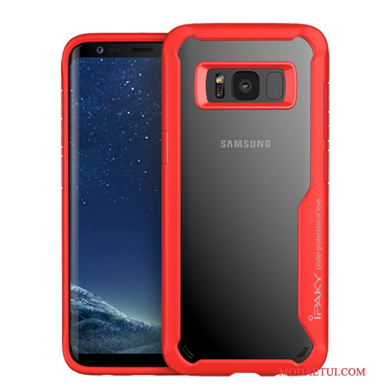 Futerał Samsung Galaxy S8 Torby Przezroczysty Ciemno, Etui Samsung Galaxy S8 Kreatywne Na Telefon Czerwony