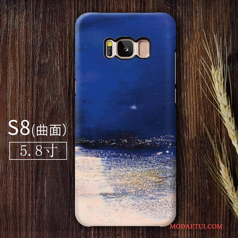 Futerał Samsung Galaxy S8 Vintage Osobowość Trudno, Etui Samsung Galaxy S8 Sztuka Nubuku