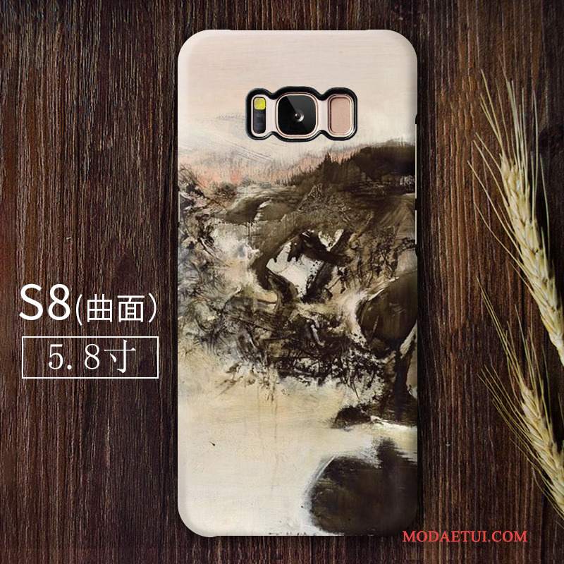 Futerał Samsung Galaxy S8 Vintage Osobowość Trudno, Etui Samsung Galaxy S8 Sztuka Nubuku