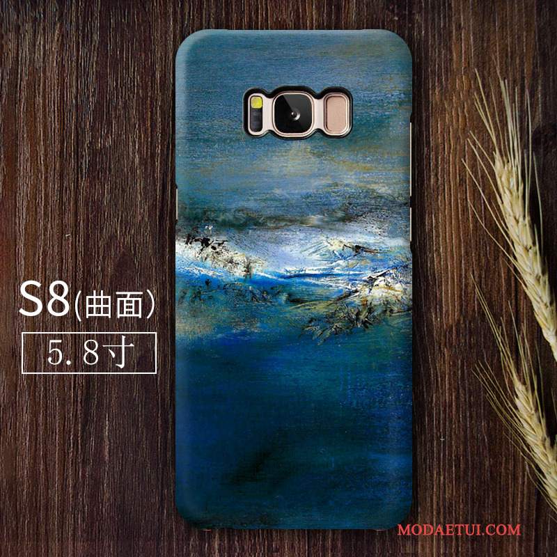 Futerał Samsung Galaxy S8 Vintage Osobowość Trudno, Etui Samsung Galaxy S8 Sztuka Nubuku