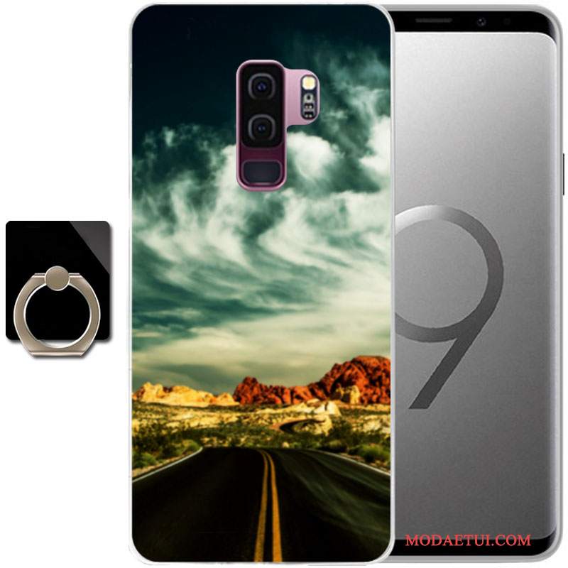 Futerał Samsung Galaxy S9+ Kolor Anti-fallna Telefon, Etui Samsung Galaxy S9+ Ochraniacz Zielony