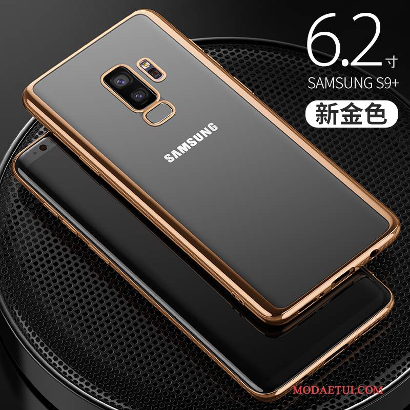 Futerał Samsung Galaxy S9+ Kreatywne Ciemno Niebieski Anti-fall, Etui Samsung Galaxy S9+ Torby Cienkie Przezroczysty