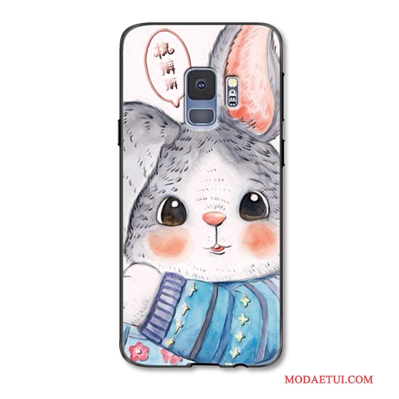 Futerał Samsung Galaxy S9 Relief Bunnyna Telefon, Etui Samsung Galaxy S9 Moda Żółty Anti-fall