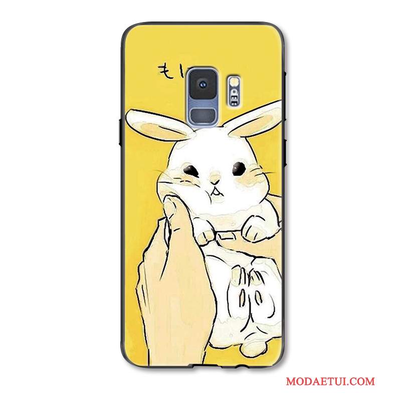 Futerał Samsung Galaxy S9 Relief Bunnyna Telefon, Etui Samsung Galaxy S9 Moda Żółty Anti-fall