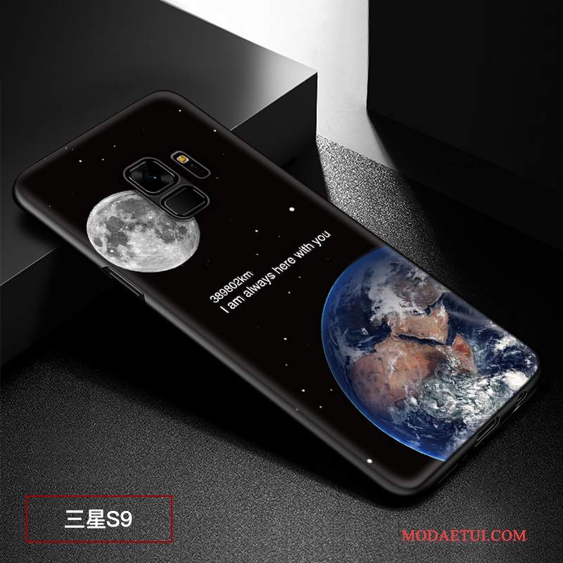 Futerał Samsung Galaxy S9 Relief Trudnona Telefon, Etui Samsung Galaxy S9 Ochraniacz Wzór Czarny