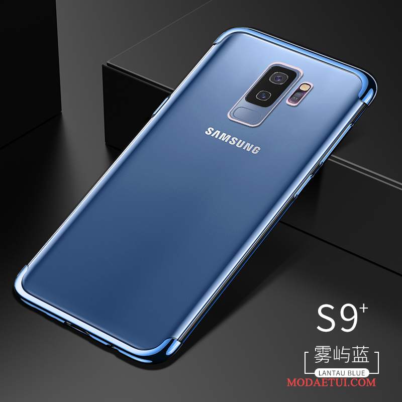 Futerał Samsung Galaxy S9+ Silikonowe Przezroczysty Purpurowy, Etui Samsung Galaxy S9+ Torby Tendencja Cienkie