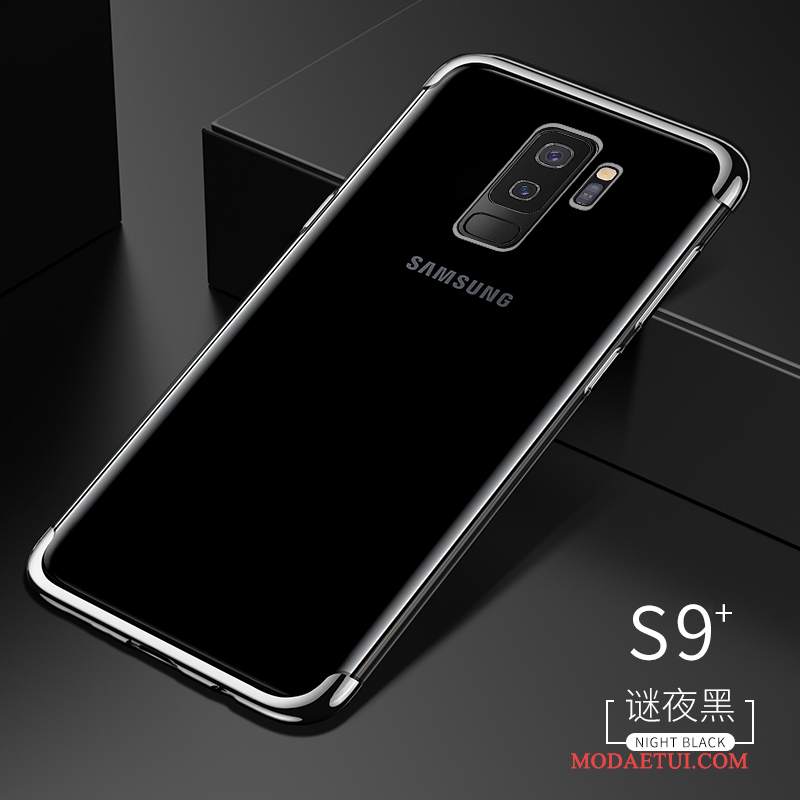 Futerał Samsung Galaxy S9+ Silikonowe Przezroczysty Purpurowy, Etui Samsung Galaxy S9+ Torby Tendencja Cienkie