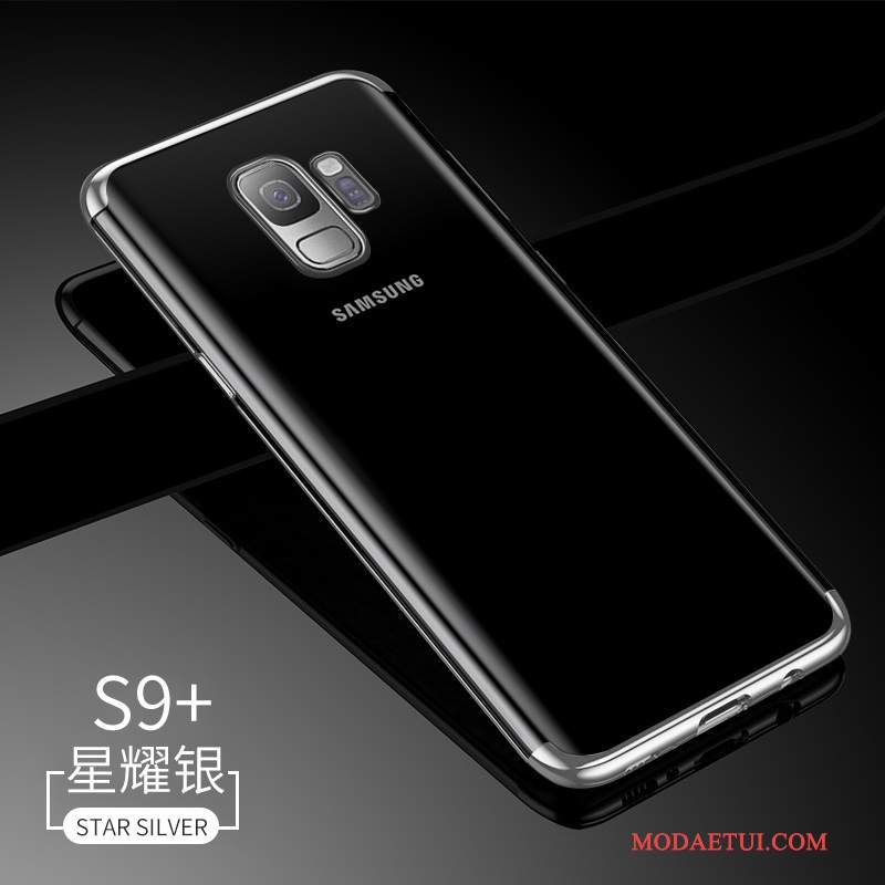 Futerał Samsung Galaxy S9+ Silikonowe Przezroczysty Purpurowy, Etui Samsung Galaxy S9+ Torby Tendencja Cienkie