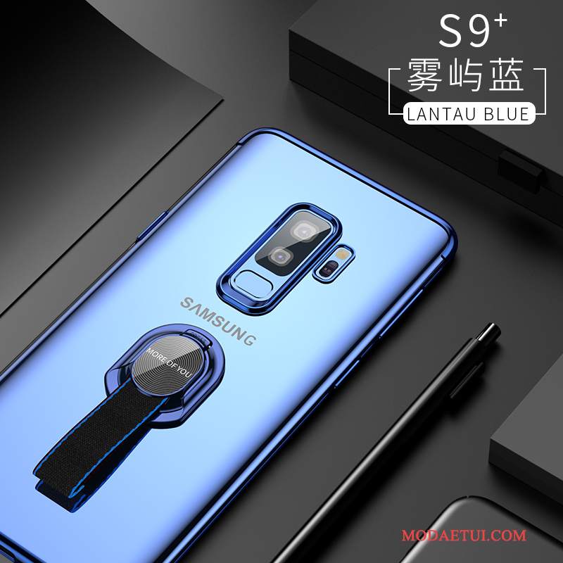 Futerał Samsung Galaxy S9+ Silikonowe Przezroczysty Purpurowy, Etui Samsung Galaxy S9+ Torby Tendencja Cienkie