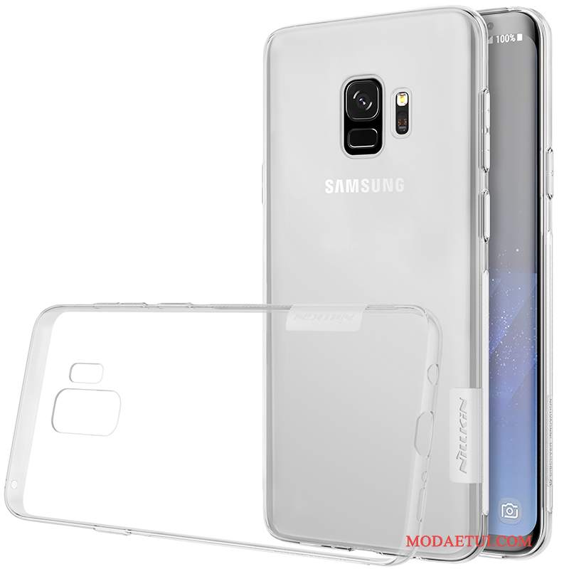 Futerał Samsung Galaxy S9+ Torby Anti-fall Przezroczysty, Etui Samsung Galaxy S9+ Miękki Szary Złoto