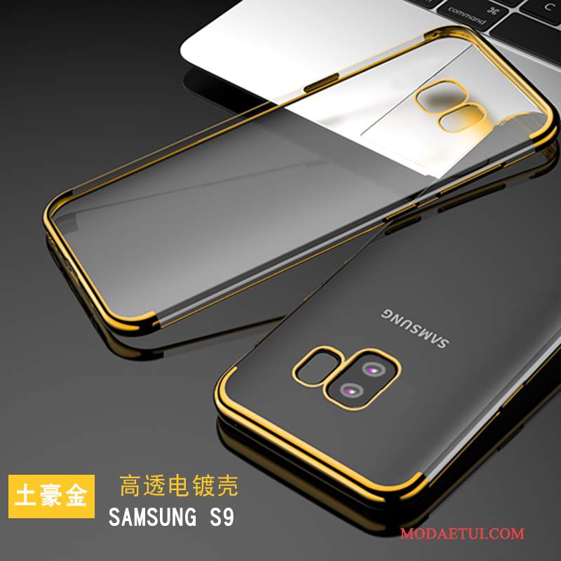 Futerał Samsung Galaxy S9 Torby Anti-fall Różowe, Etui Samsung Galaxy S9 Miękki Modna Marka Przezroczysty