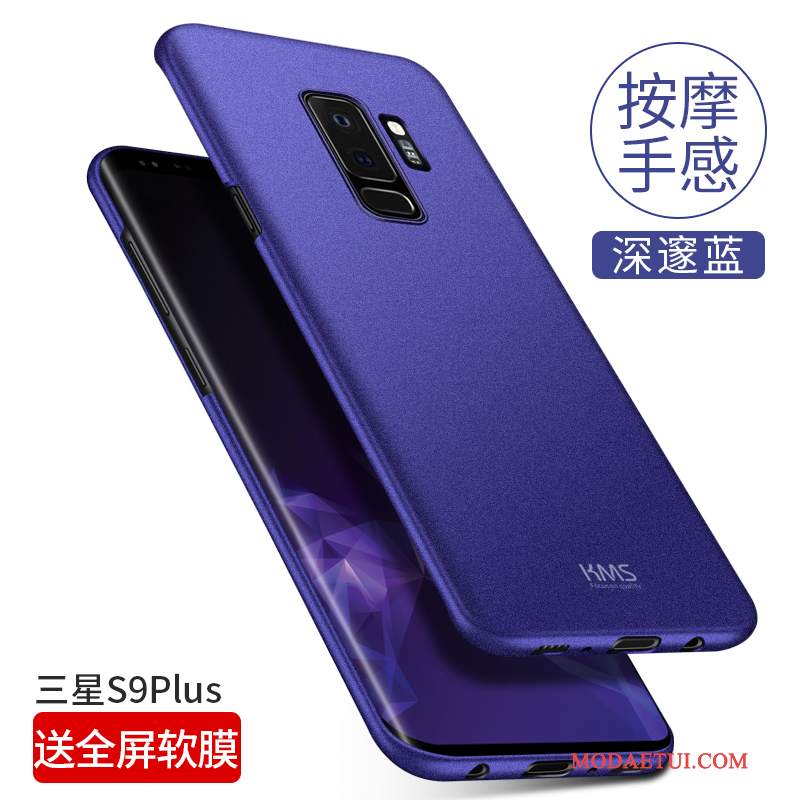 Futerał Samsung Galaxy S9+ Torby Cienkie Czarny, Etui Samsung Galaxy S9+ Ochraniacz Na Telefon Trudno