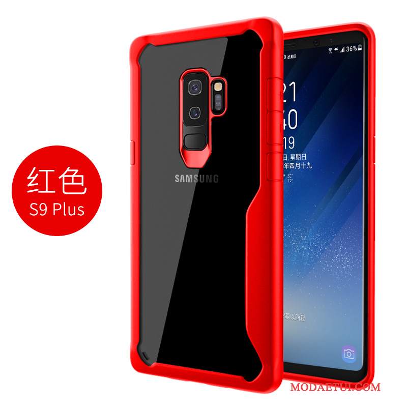 Futerał Samsung Galaxy S9+ Torby Czarny Anti-fall, Etui Samsung Galaxy S9+ Ochraniacz Przezroczysty Nowy