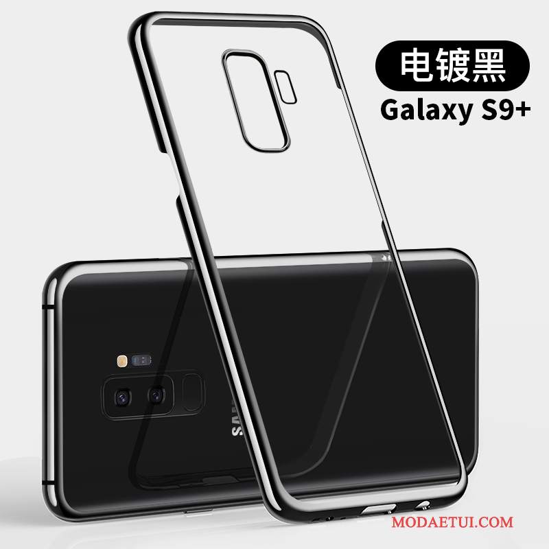 Futerał Samsung Galaxy S9+ Torby Przezroczysty Anti-fall, Etui Samsung Galaxy S9+ Ochraniacz Cienkie Złoto