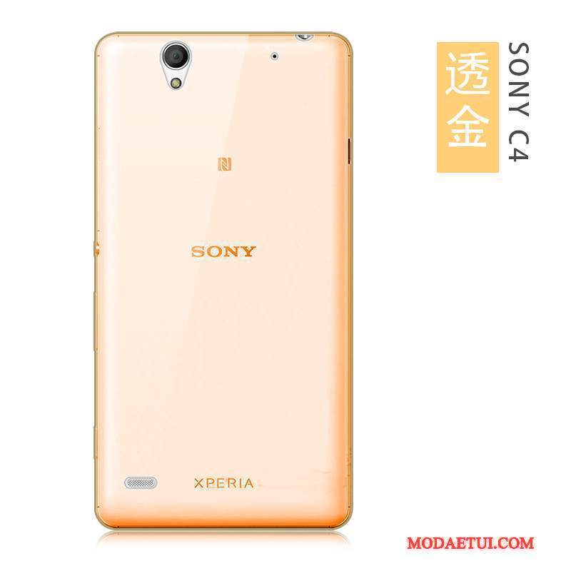 Futerał Sony Xperia C4 Miękki Na Telefon Jasny Niebieski, Etui Sony Xperia C4 Silikonowe Cienkie Duży