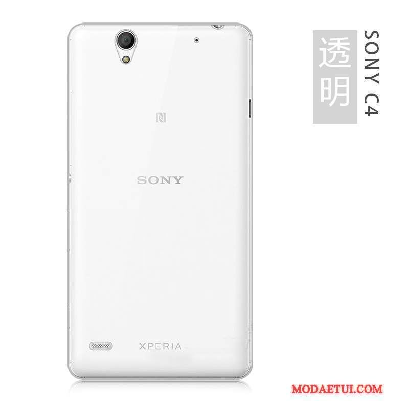 Futerał Sony Xperia C4 Miękki Na Telefon Jasny Niebieski, Etui Sony Xperia C4 Silikonowe Cienkie Duży