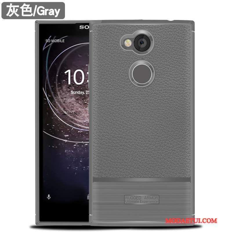 Futerał Sony Xperia L2 Ochraniacz Szaryna Telefon, Etui Sony Xperia L2 Miękki Anti-fall