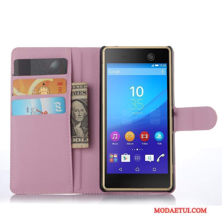 Futerał Sony Xperia M5 Dual Skóra Na Telefon, Etui Sony Xperia M5 Dual Ochraniacz