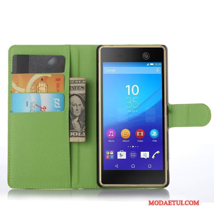 Futerał Sony Xperia M5 Dual Skóra Na Telefon, Etui Sony Xperia M5 Dual Ochraniacz