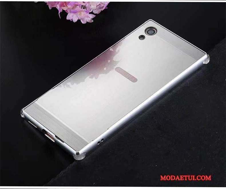 Futerał Sony Xperia Xa1 Metal Anti-fall Lekki I Cienki, Etui Sony Xperia Xa1 Ochraniacz Zielony Granica