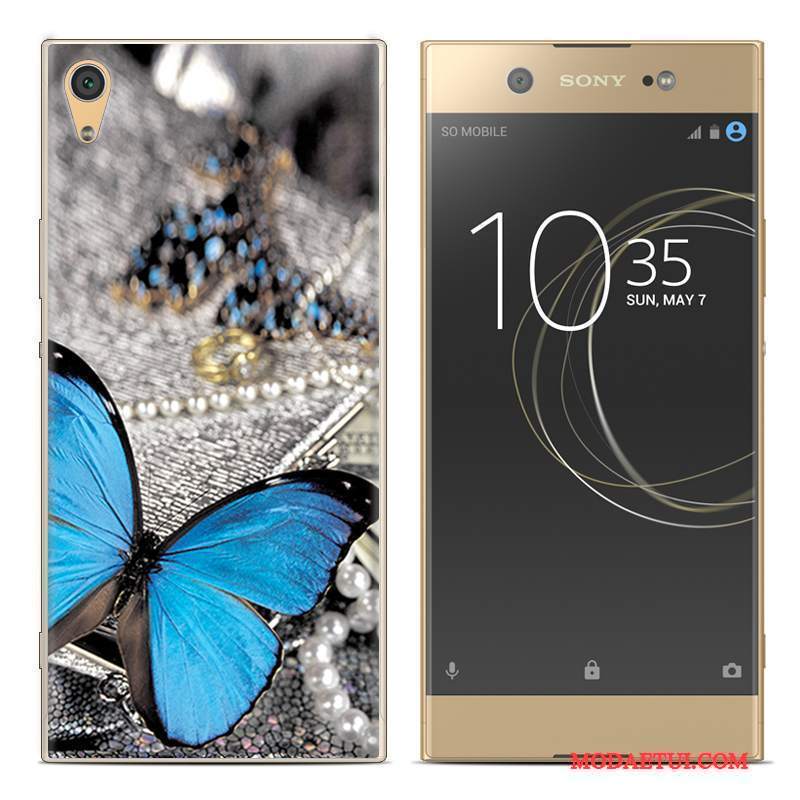 Futerał Sony Xperia Xa1 Plus Kreatywne Na Telefon Czerwony, Etui Sony Xperia Xa1 Plus Kolor