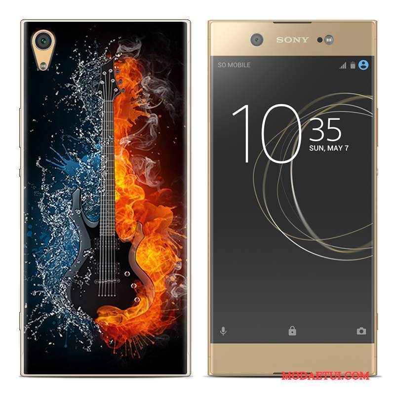 Futerał Sony Xperia Xa1 Plus Kreatywne Na Telefon Czerwony, Etui Sony Xperia Xa1 Plus Kolor