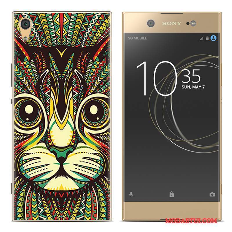 Futerał Sony Xperia Xa1 Plus Kreatywne Na Telefon Czerwony, Etui Sony Xperia Xa1 Plus Kolor