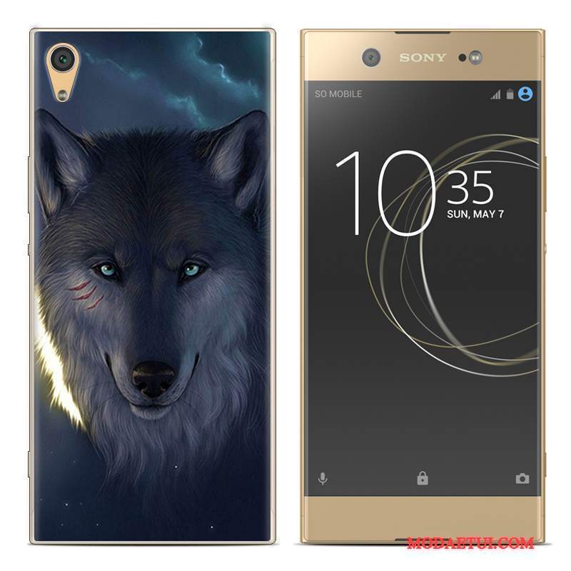 Futerał Sony Xperia Xa1 Plus Kreatywne Na Telefon Czerwony, Etui Sony Xperia Xa1 Plus Kolor