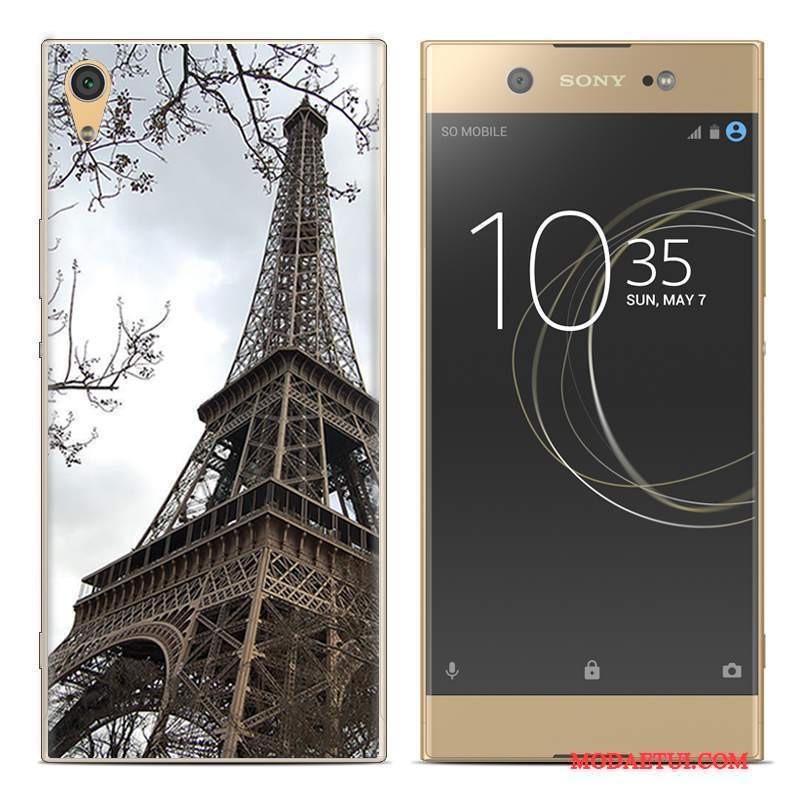 Futerał Sony Xperia Xa1 Plus Kreatywne Na Telefon Czerwony, Etui Sony Xperia Xa1 Plus Kolor