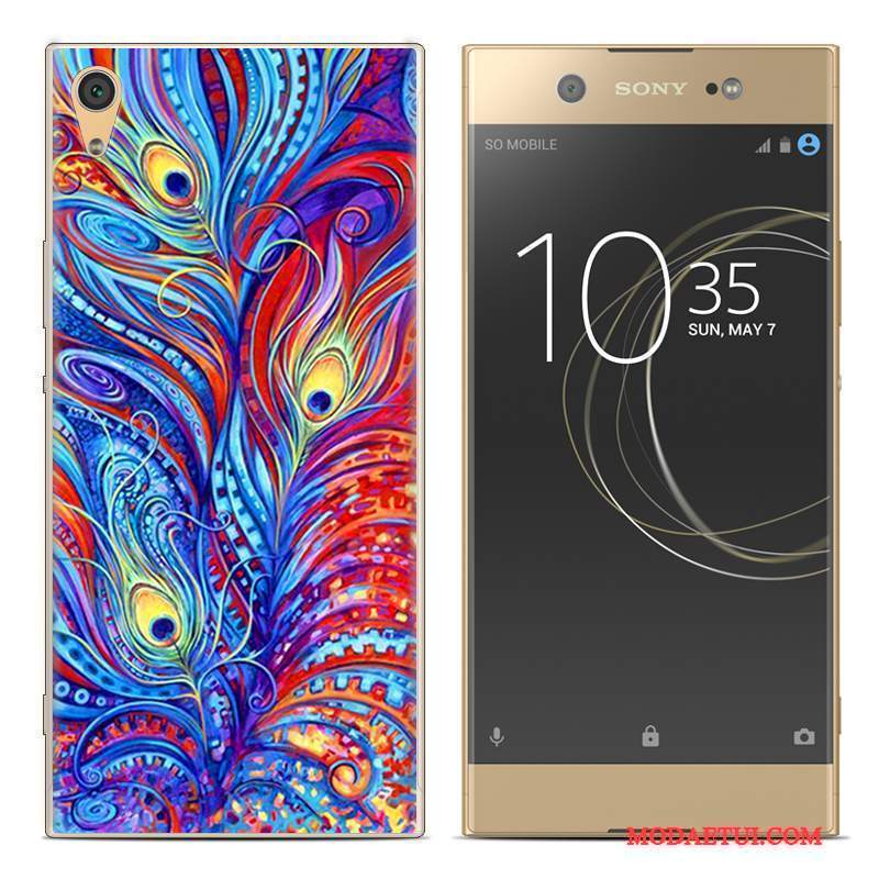 Futerał Sony Xperia Xa1 Plus Kreatywne Na Telefon Czerwony, Etui Sony Xperia Xa1 Plus Kolor