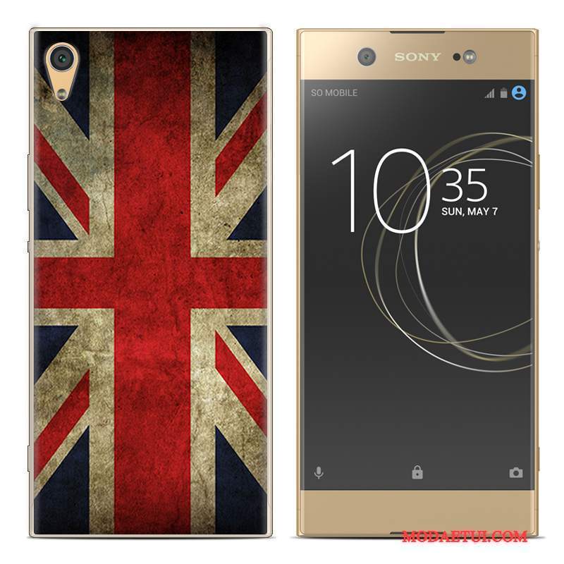 Futerał Sony Xperia Xa1 Plus Kreatywne Na Telefon Czerwony, Etui Sony Xperia Xa1 Plus Kolor