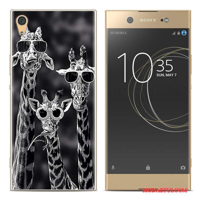 Futerał Sony Xperia Xa1 Plus Kreatywne Na Telefon Czerwony, Etui Sony Xperia Xa1 Plus Kolor