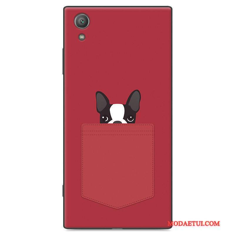 Futerał Sony Xperia Xa1 Plus Kreskówka Różowe Nubuku, Etui Sony Xperia Xa1 Plus Torby Tendencjana Telefon